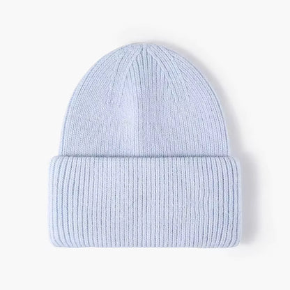 Rabbit Hair Hoodie | Women's Warm Knitted Winter Hat Solid Color Hood | Steven & Levon