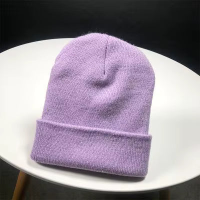 Knitted Beanie | Unisex Warm Solid Color Winter Hat for Casual Outdoor Wear | Steven & Levon