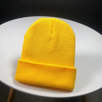 Knitted Beanie | Unisex Warm Solid Color Winter Hat for Casual Outdoor Wear | Steven & Levon