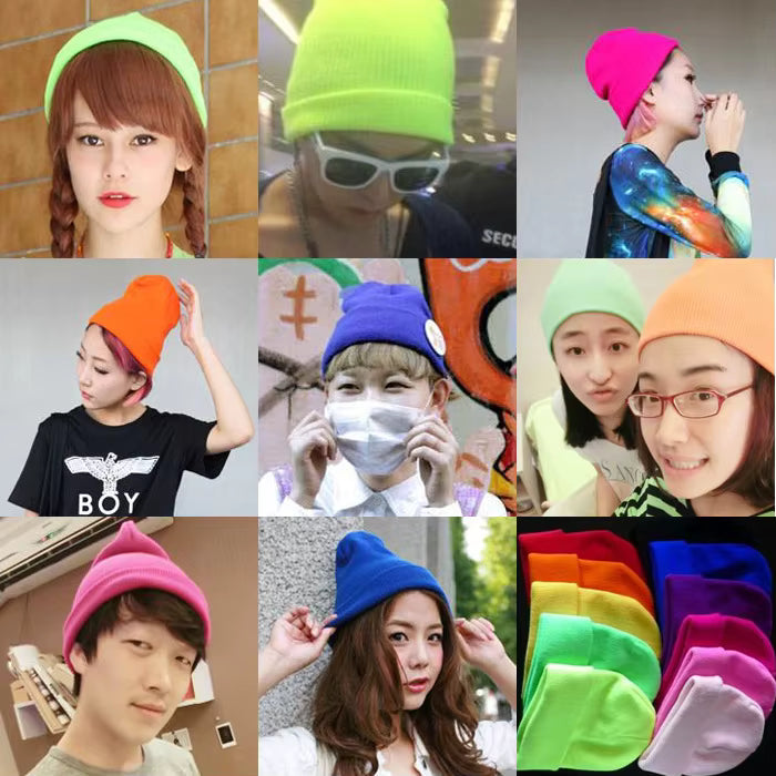 Knitted Beanie | Unisex Warm Solid Color Winter Hat for Casual Outdoor Wear | Steven & Levon