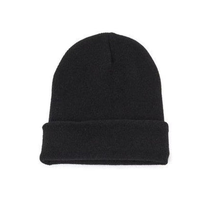 Knitted Beanie | Unisex Warm Solid Color Winter Hat for Casual Outdoor Wear | Steven & Levon
