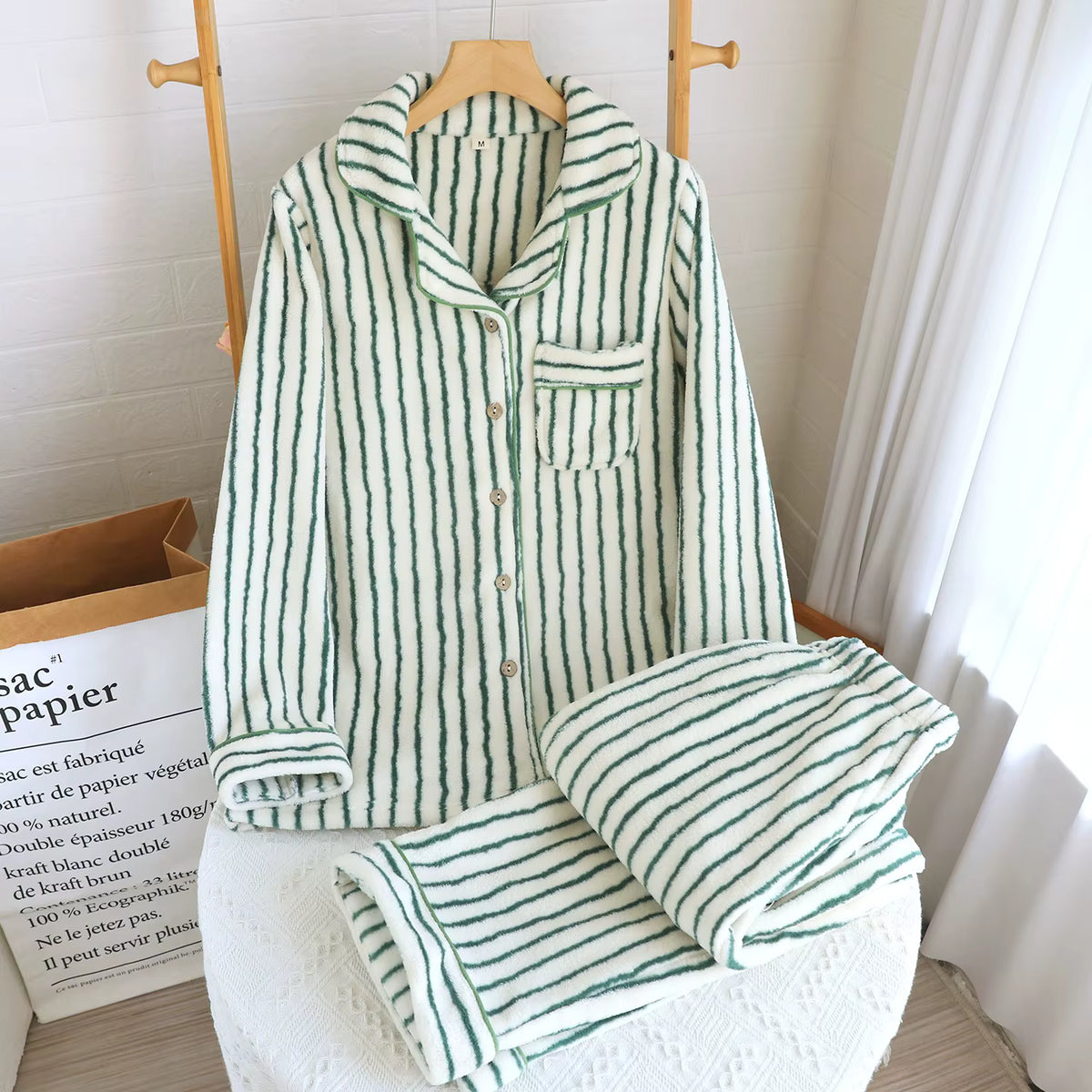 Winter Pyjama Set | Women | Soft Flannel | 2-Piece Warm Loungewear | Steven & Levon