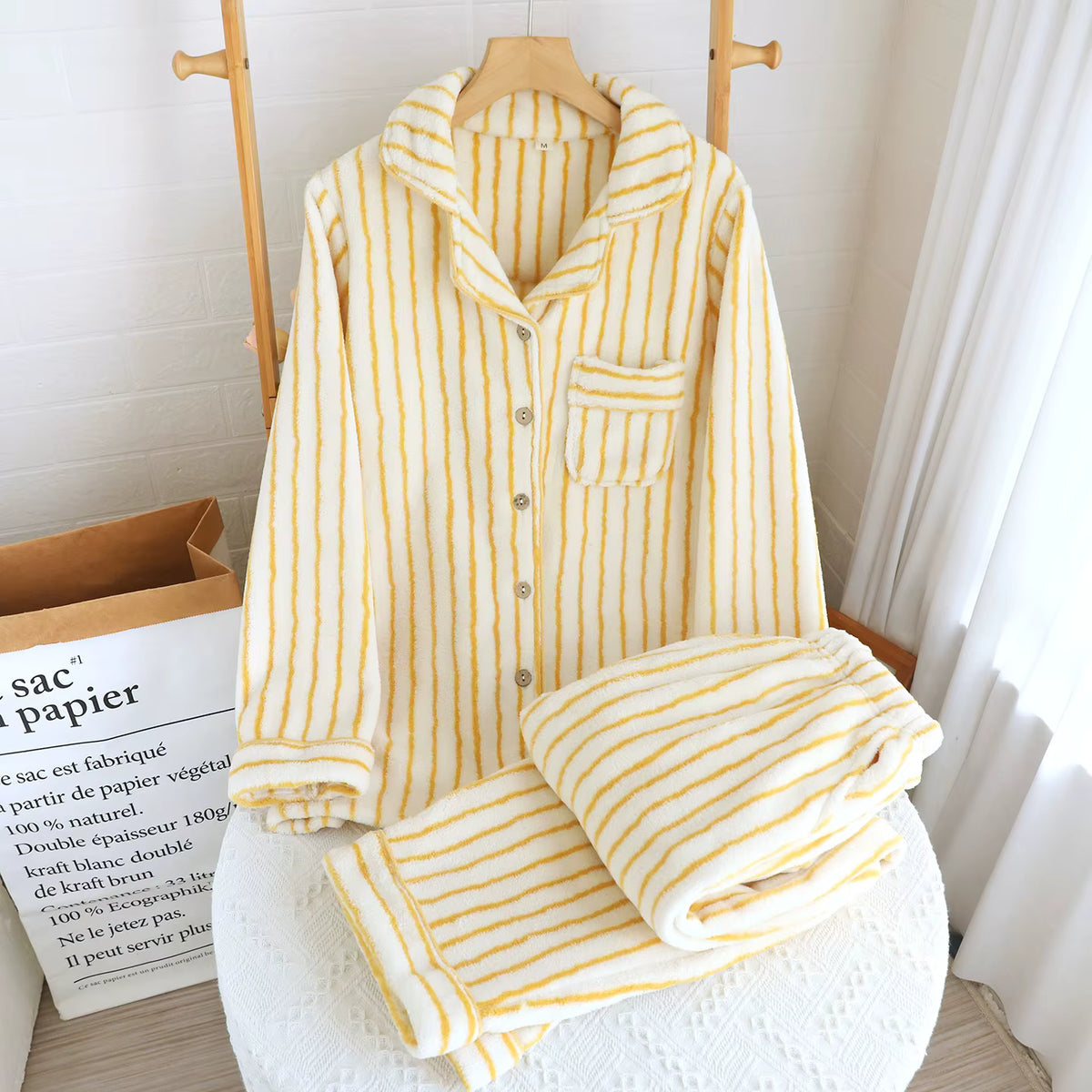 Winter Pyjama Set | Women | Soft Flannel | 2-Piece Warm Loungewear | Steven & Levon