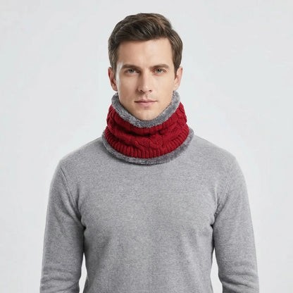 Wynturo - Cable-Knit Ring Scarf For All Genders  Neck And Face Warmth