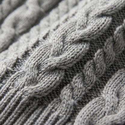 Wynturo - Cable-Knit Ring Scarf For All Genders  Neck And Face Warmth