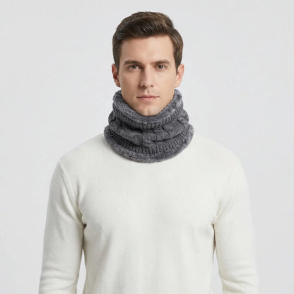 Wynturo - Cable-Knit Ring Scarf For All Genders  Neck And Face Warmth