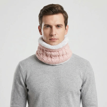 Wynturo - Cable-Knit Ring Scarf For All Genders  Neck And Face Warmth