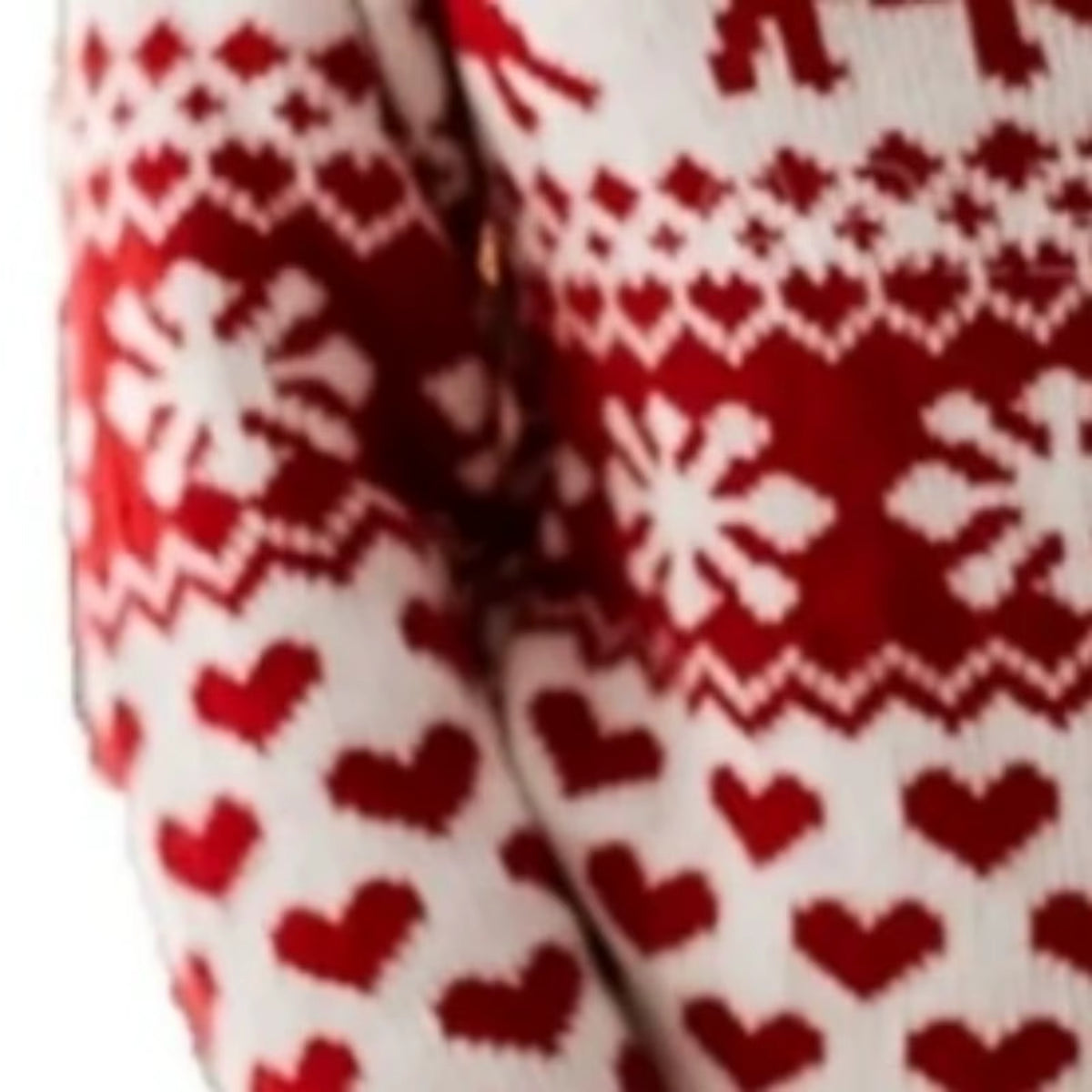 Elk Snowflake Sweater | Womens Christmas Sweater | Thick Knit | Round Neck Loose Fit | Steven & Levon
