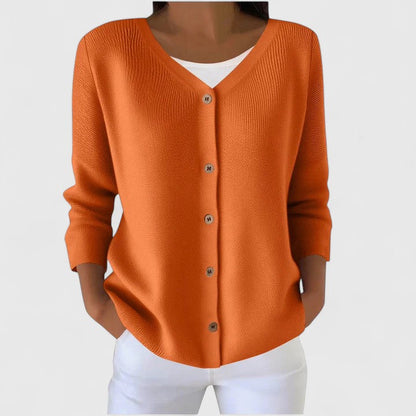 Elegant Knit Cardigan | Women | Button Front | Soft Knit | Everyday Layering | Steven & Levon