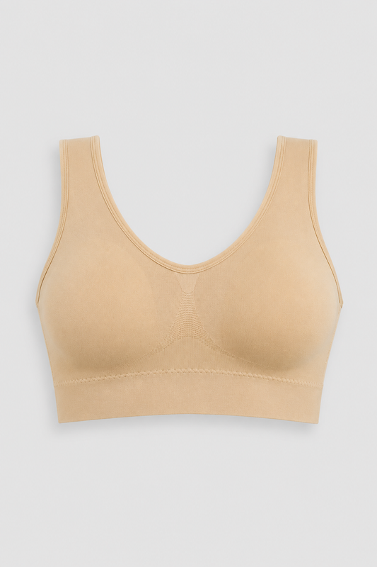 Wireless Plus Size Bra | Women's Padded Seamless Bra | Full Coverage | Everyday Comfort | Steven & Levon