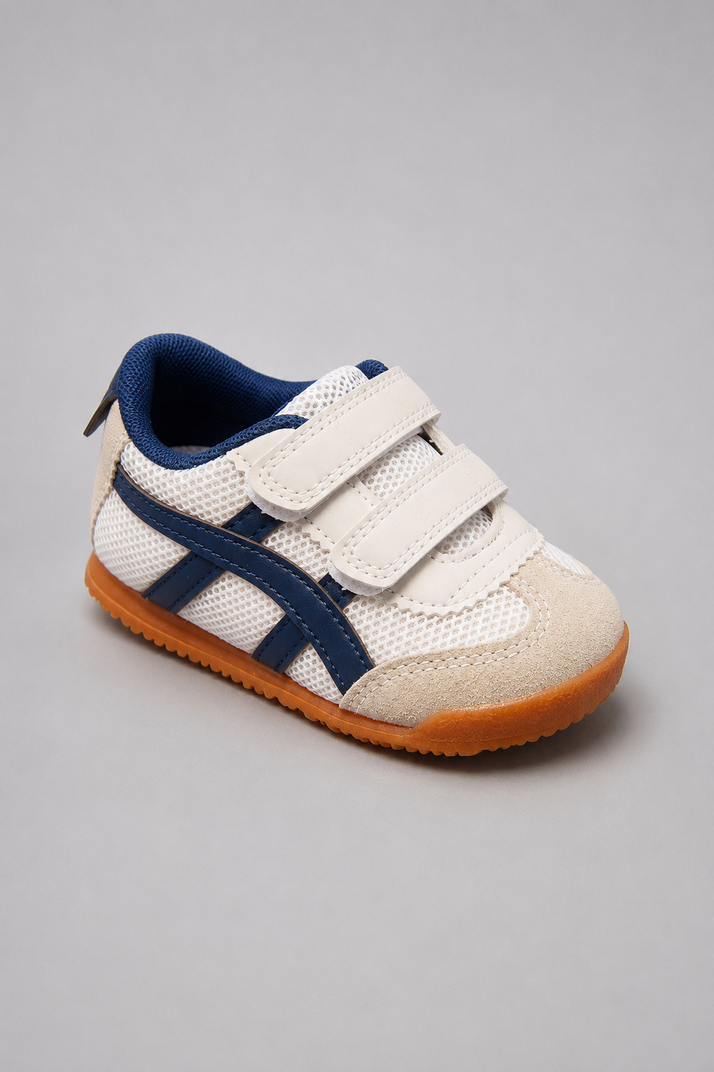 Kids Hook & Loop Trainers | Breathable Mesh School Sneakers | Non-Slip Running | Steven & Levon