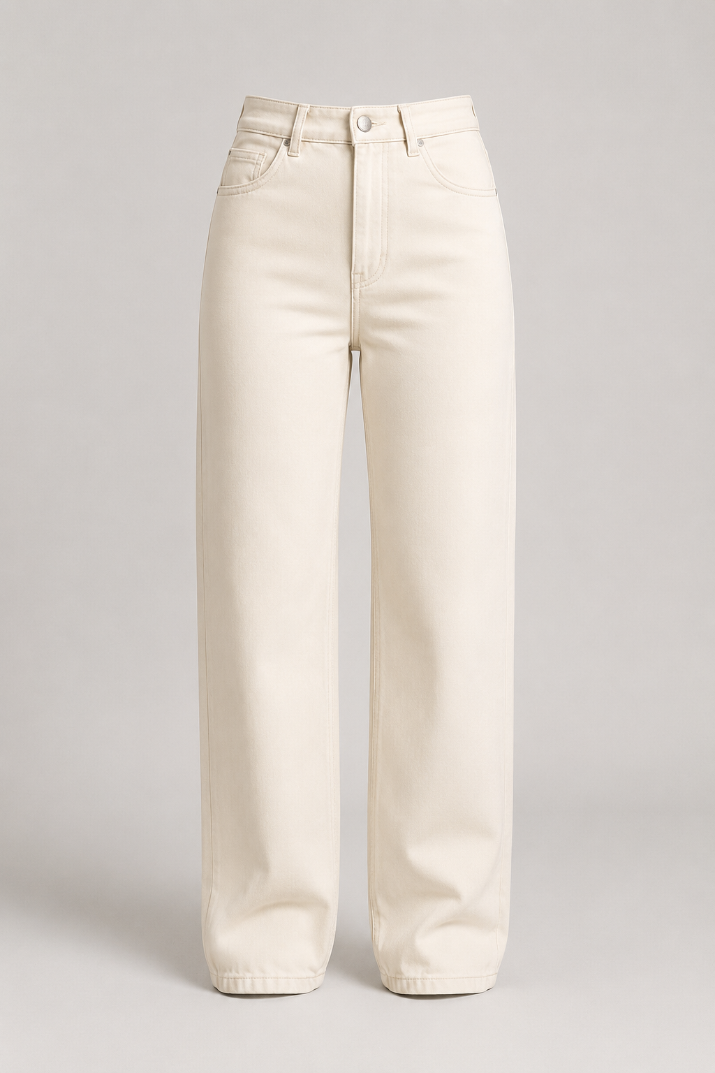 Women's High-Waist Straight-Leg Pants | Tailored Casual Trousers | Comfortable Everyday Wear | Steven & Levon