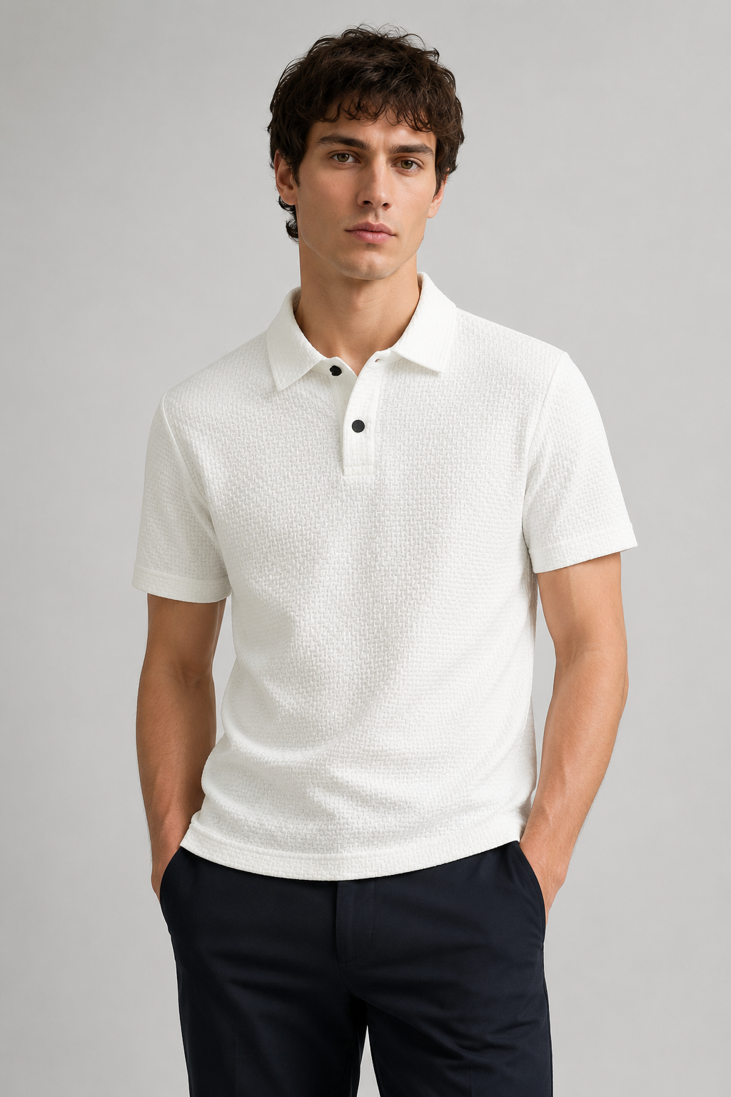 Luxury Polo Shirt | Men | Elegant Comfort Fit | Smart Casual Short Sleeve | Steven & Levon