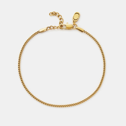 Adjustable Curb Bracelet | Men | Stainless Steel | Silver & Gold | Adjustable Fit | Steven & Levon