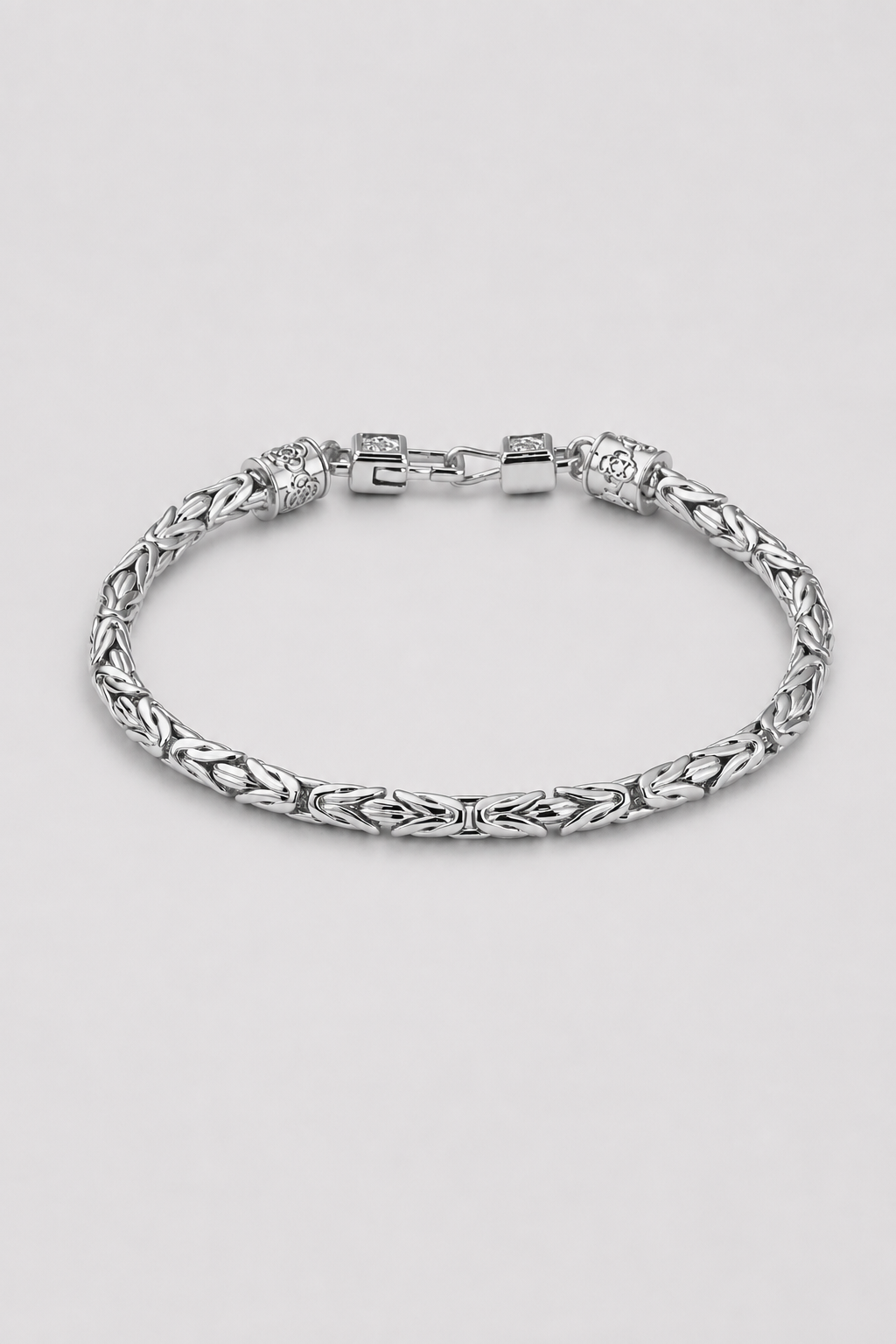 Byzantine Bracelet | Men | Gold or Silver | Statement Chain Bracelet | Steven & Levon