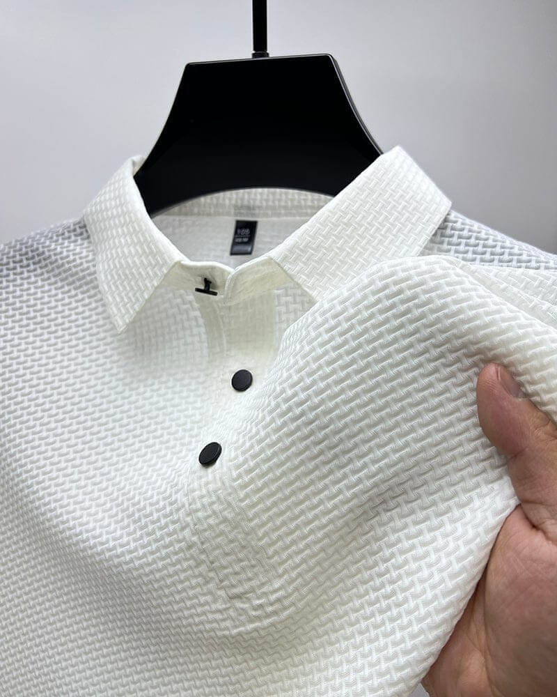 Luxury Polo Shirt | Men | Elegant Comfort Fit | Smart Casual Short Sleeve | Steven & Levon