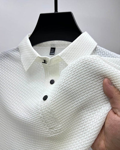 Luxury Polo Shirt | Men | Elegant Comfort Fit | Smart Casual Short Sleeve | Steven & Levon