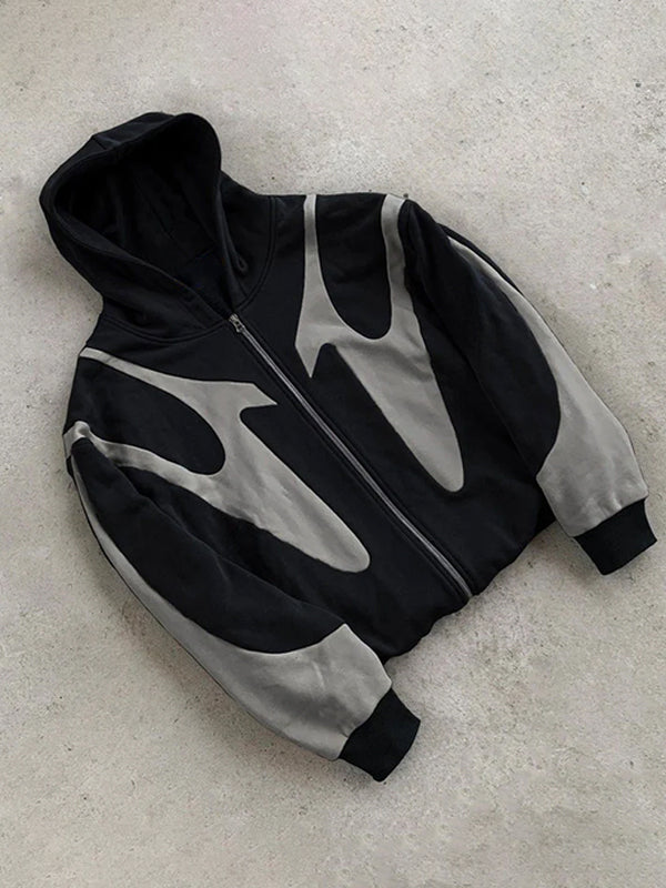 Oversized Streetwear Hoodie | Y2K Graphic | Men | Cotton Blend | Contrast Design | Steven & Levon