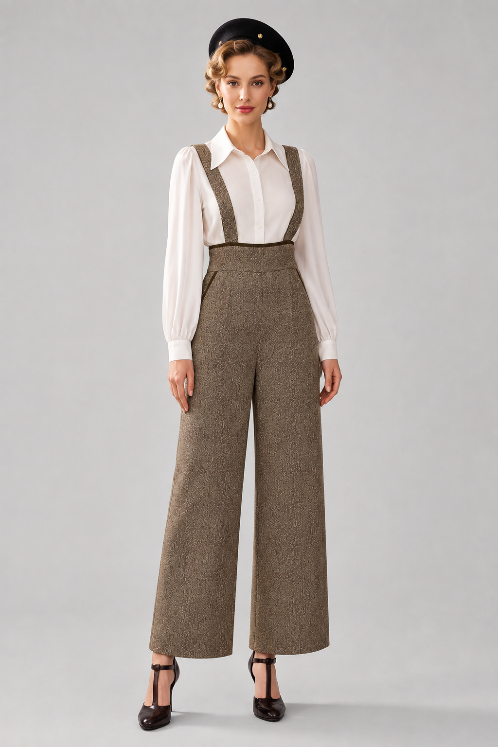 Vintage Style Jumpsuit | Women | Retro Design | Elegant Fit | Casual & Formal Wear | Steven & Levon