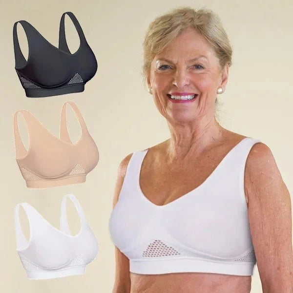 Seamless Sports Bra | Women | Soft Stretch Fabric | Wire-Free Support | Breathable Comfort | Steven & Levon