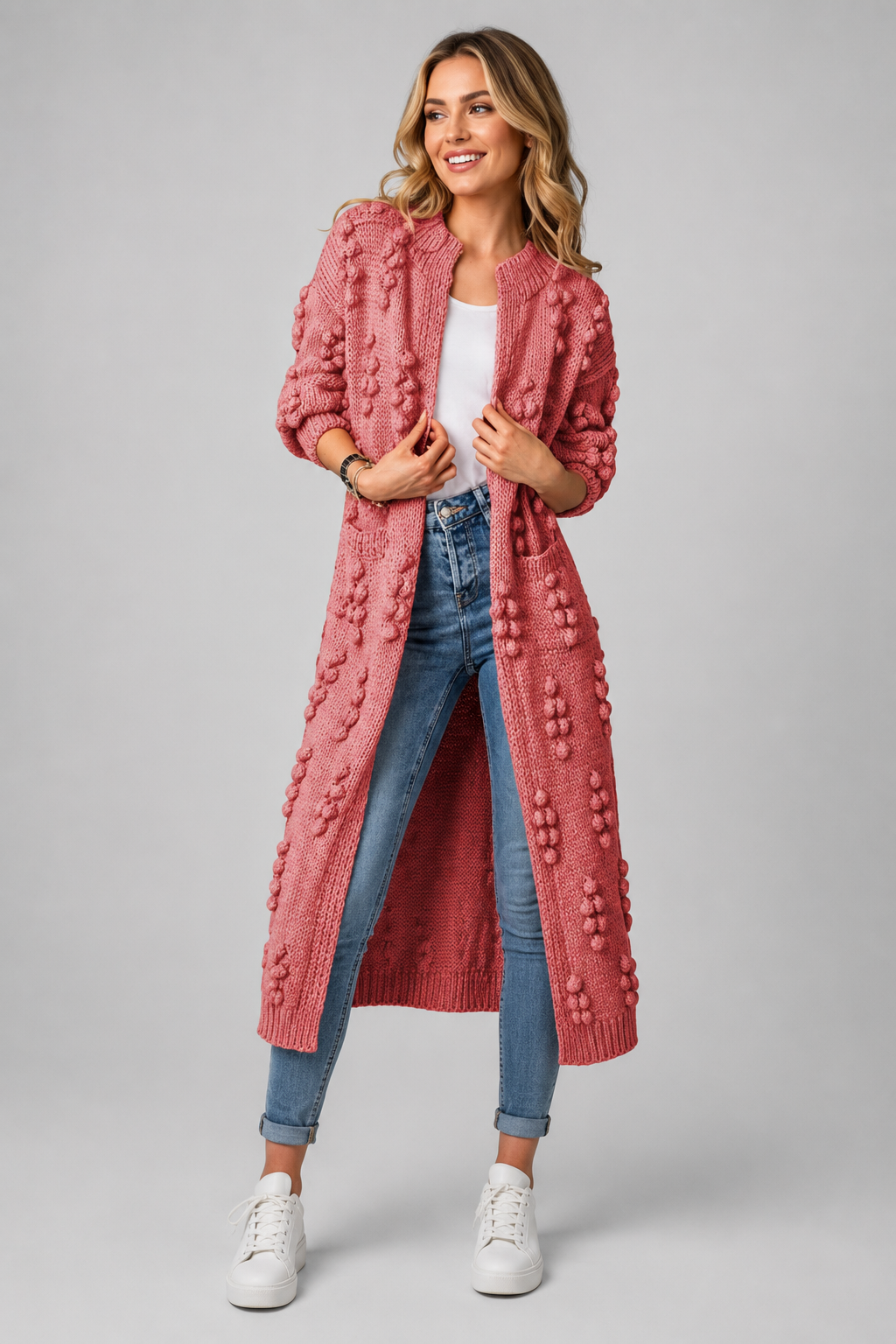 Cozy Knit Cardigan | Women | Button Front | Soft Knit | Lightweight Everyday Wear | Steven & Levon
