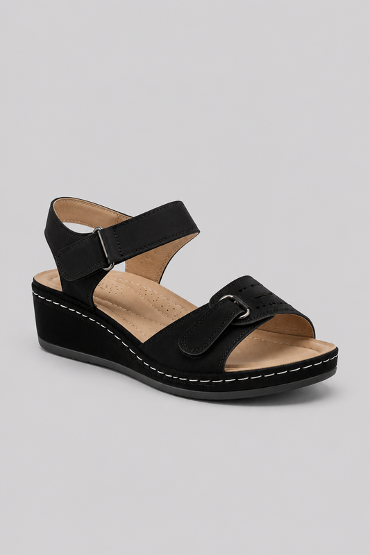 Women's Walking Wedge Sandals | Walking Sandals | Arch Support Comfort Sole | Steven & Levon