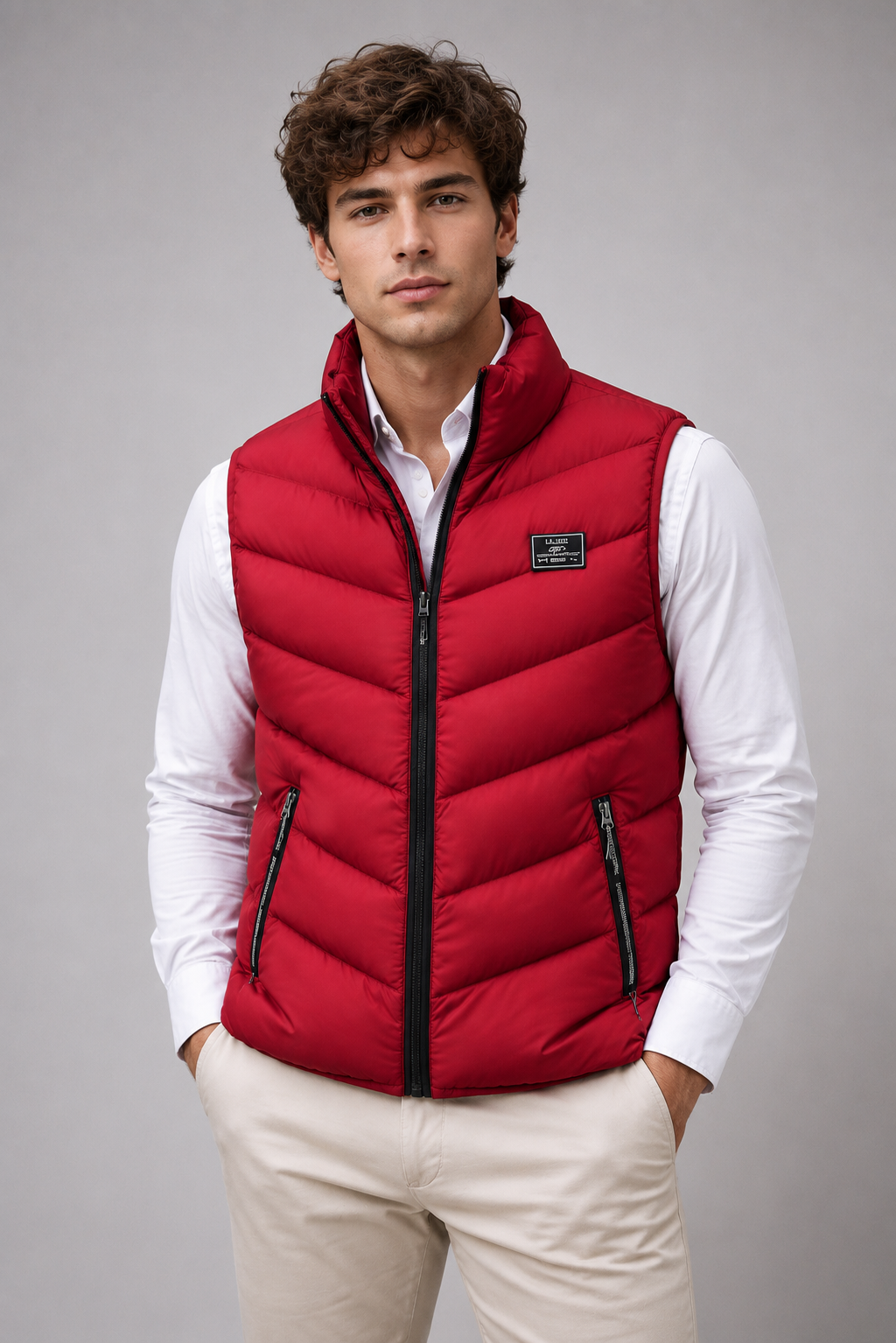 Men's Quilted Padded Gilet | Zip Closure | Lightweight Insulated Bodywarmer | Steven & Levon