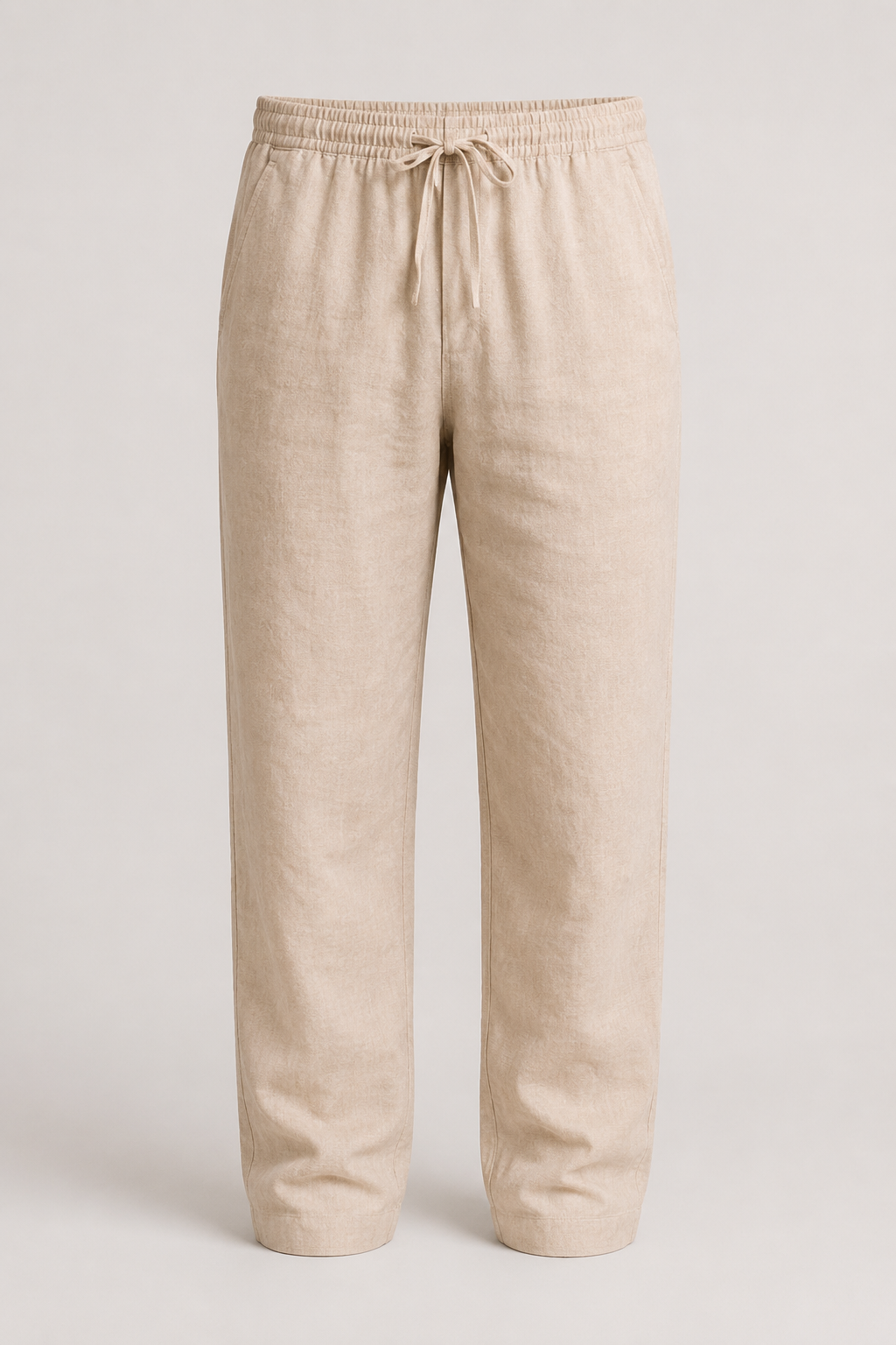 Men's Linen Drawstring Trousers | Linen Blend | Lightweight Relaxed Fit Pants | Steven & Levon