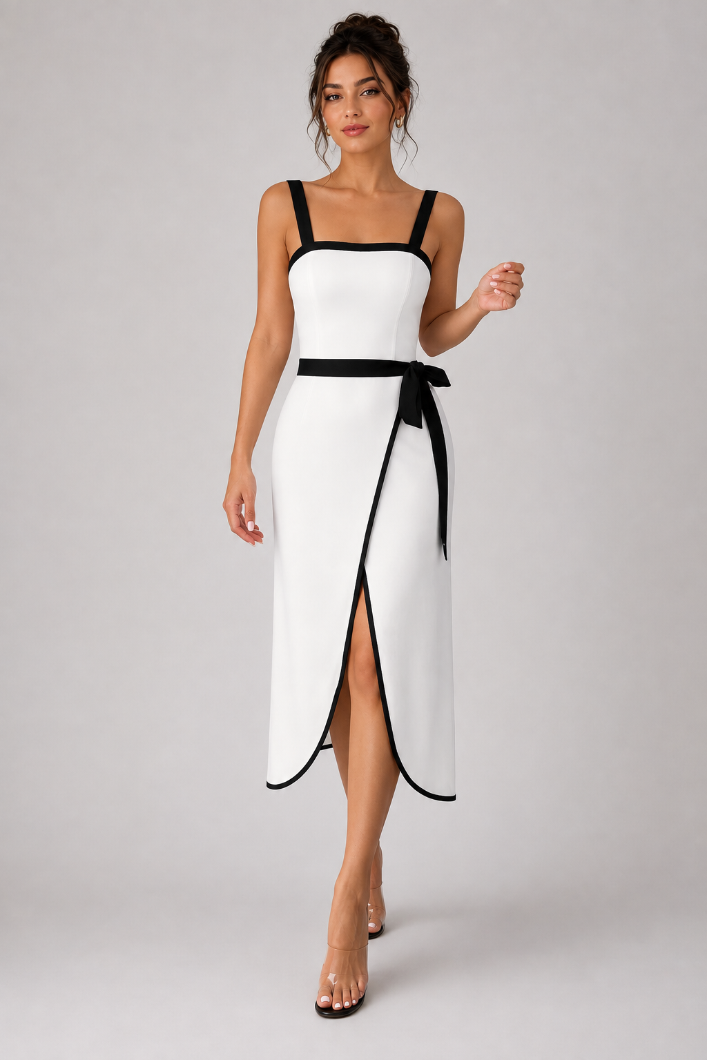 Contrast Trim Strappy Jumpsuit | Women | Stylish Detail | Comfortable Fit | Casual Summer Wear | Steven & Levon