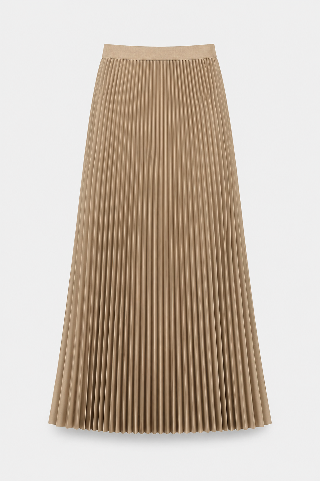 Pleated Skirt | Women | High-Waisted | Flowy A-Line Midi Skirt | Elegant Everyday Wear | Steven & Levon