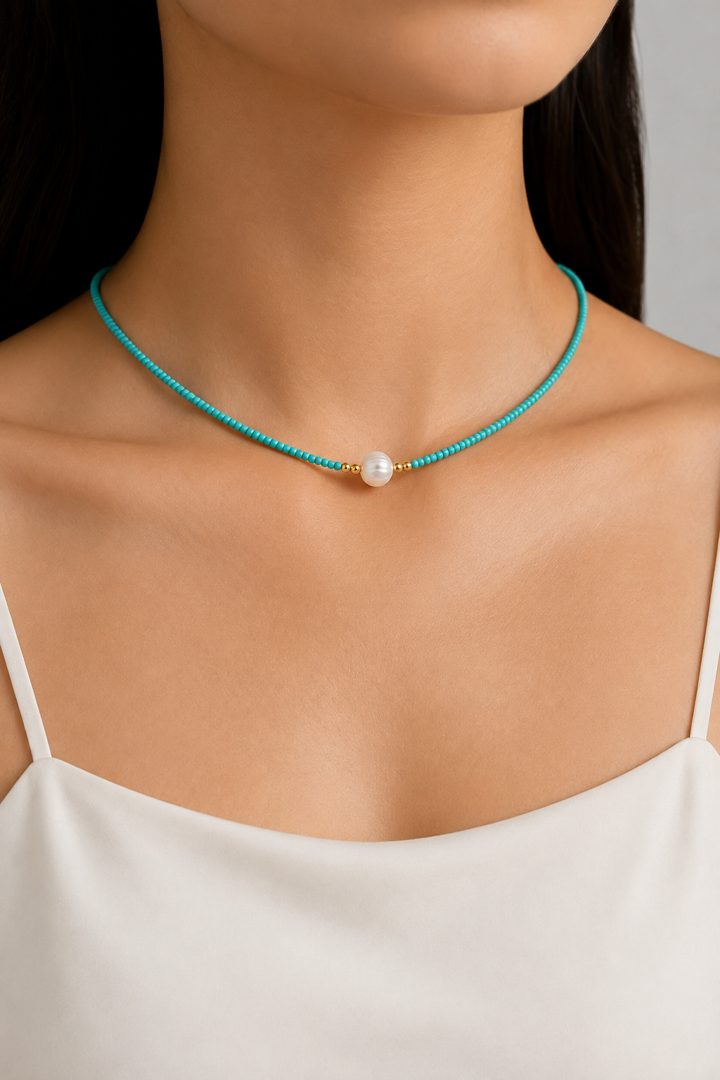 Freshwater Pearl Necklace | Women | Handcrafted Jewellery | Natural Healing Gemstone | Elegant Gift | Steven & Levon