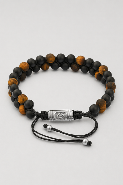 Onyx Stack Bead Bracelet | Men | Onyx Beads | Stackable Bracelet | Steven & Levon