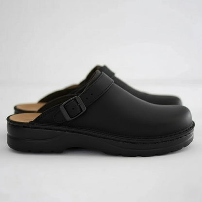 Men's Leather Slip On Clogs | Men | Comfort Casual Shoes | Supportive Everyday Footwear | Steven & Levon