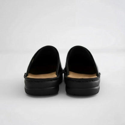 Men's Leather Slip On Clogs | Men | Comfort Casual Shoes | Supportive Everyday Footwear | Steven & Levon
