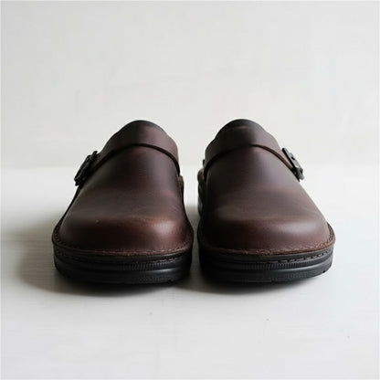 Men's Leather Slip On Clogs | Men | Comfort Casual Shoes | Supportive Everyday Footwear | Steven & Levon