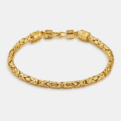 Byzantine Bracelet | Men | Gold or Silver | Statement Chain Bracelet | Steven & Levon