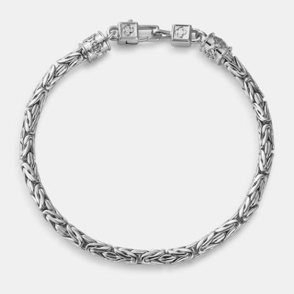 Byzantine Bracelet | Men | Gold or Silver | Statement Chain Bracelet | Steven & Levon