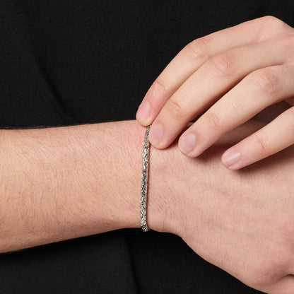 Byzantine Bracelet | Men | Gold or Silver | Statement Chain Bracelet | Steven & Levon