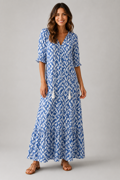 Women's Maxi Dress | Boho Summer Dress | Flowy Fit | Holiday Wear | Steven & Levon