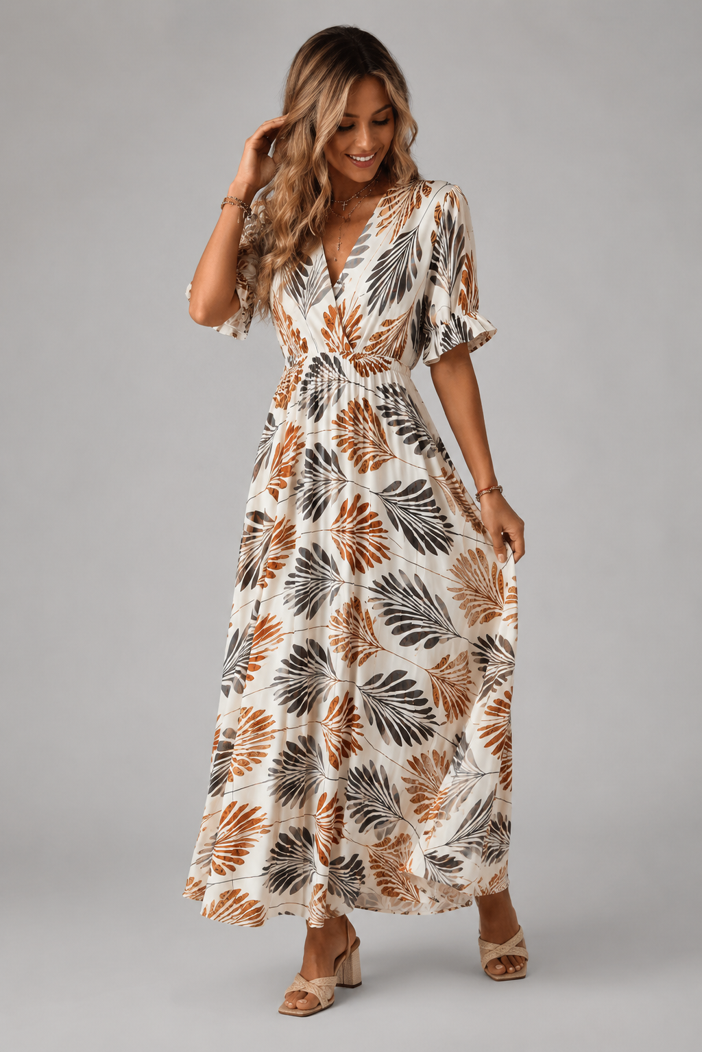 Boho Swing Maxi Dress | Women | Relaxed Fit | Flowy Style | Casual Summer Wear | Steven & Levon