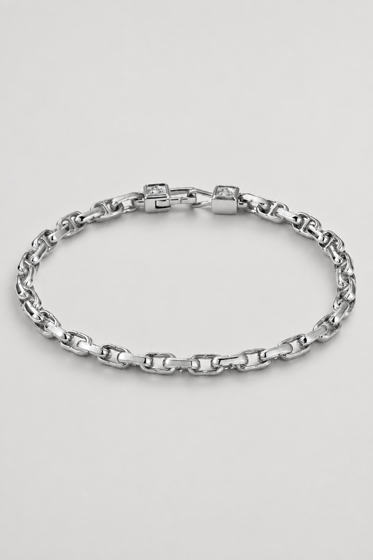 CD Anchor Link Bracelet | Men | Gold or Silver | Anchor Link Bracelet | Steven & Levon