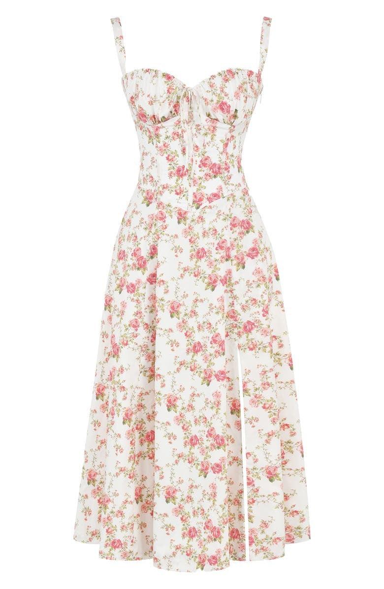 Bustier Dress | Women's Structured Midi Dress | Elegant Occasion Wear | Steven & Levon