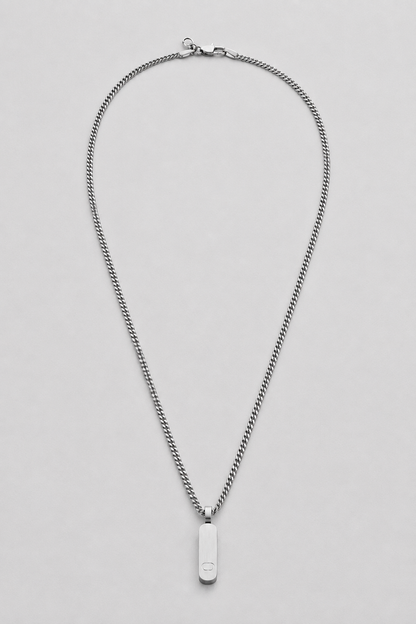 Silver Totem Pendant | Men | Stainless Steel | Symbolic Design | Statement Necklace | Steven & Levon