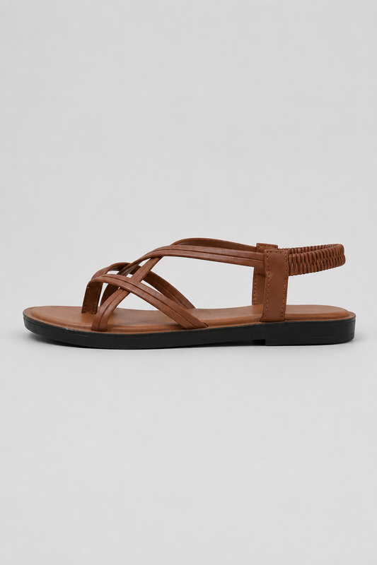 Women’s Cross-Strap Flat Sandals | Women | Lightweight Summer Footwear | Steven & Levon