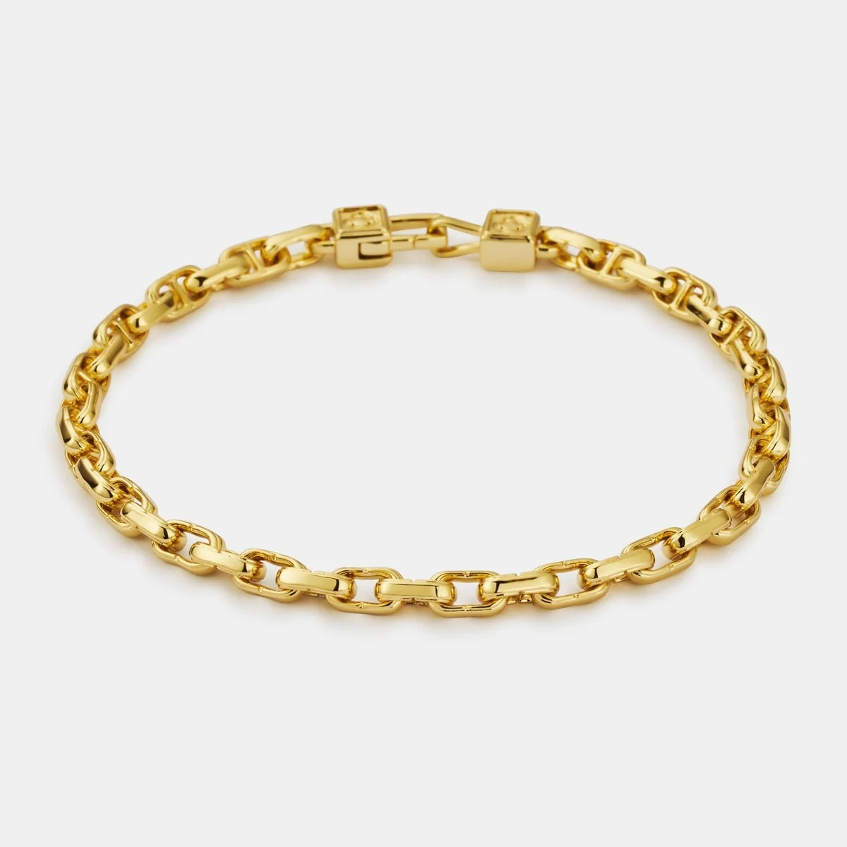 CD Anchor Link Bracelet | Men | Gold or Silver | Anchor Link Bracelet | Steven & Levon