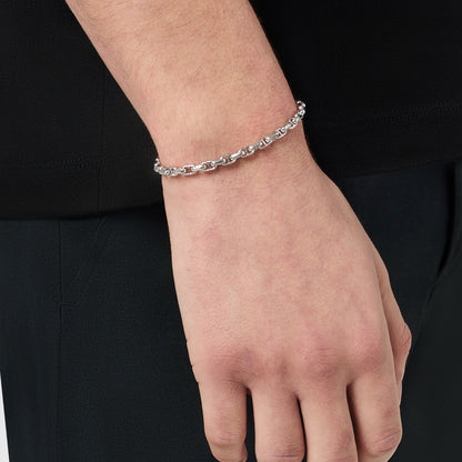 CD Anchor Link Bracelet | Men | Gold or Silver | Anchor Link Bracelet | Steven & Levon