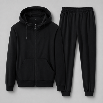 Men’s Tracksuit Set | Breathable Hoodie & Long Sleeve Jogger | Casual Sportswear | Lightweight Activewear | Steven & Levon