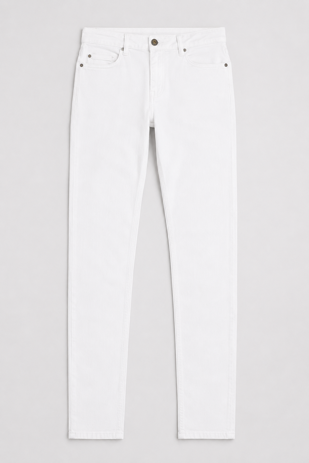 Men's White Slim Fit Jeans | Men | Stretch Denim | Casual Pants | Steven & Levon
