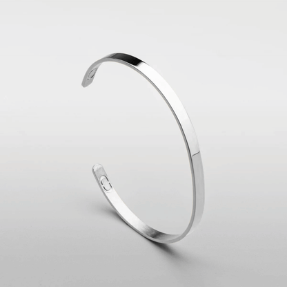Classic Cuff Bracelet | Men | Stainless Steel | Silver, Gold & Rose Gold | 5mm Cuff | Steven & Levon