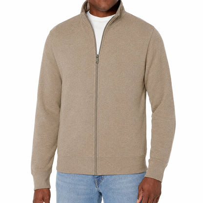 Zip Up Sweatshirt | Full Zip Track Jacket | Men | Cotton Blend | Casual Athletic Layer | Steven & Levon